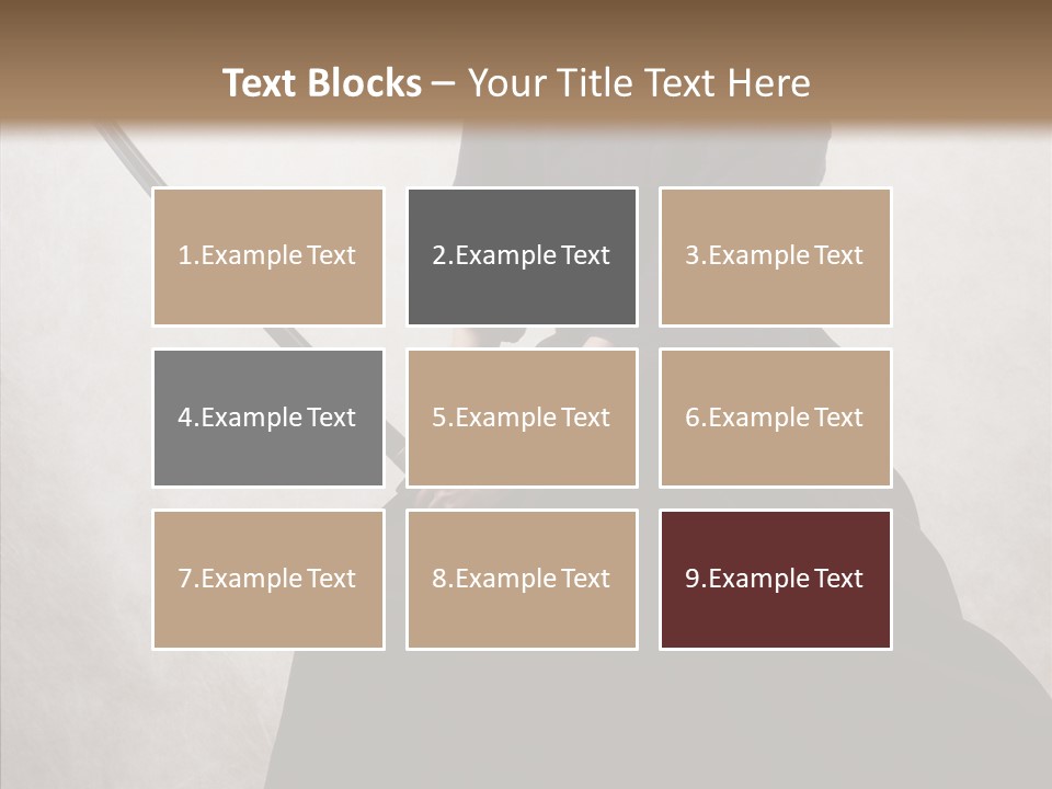 Swords Samurai Strength PowerPoint Template