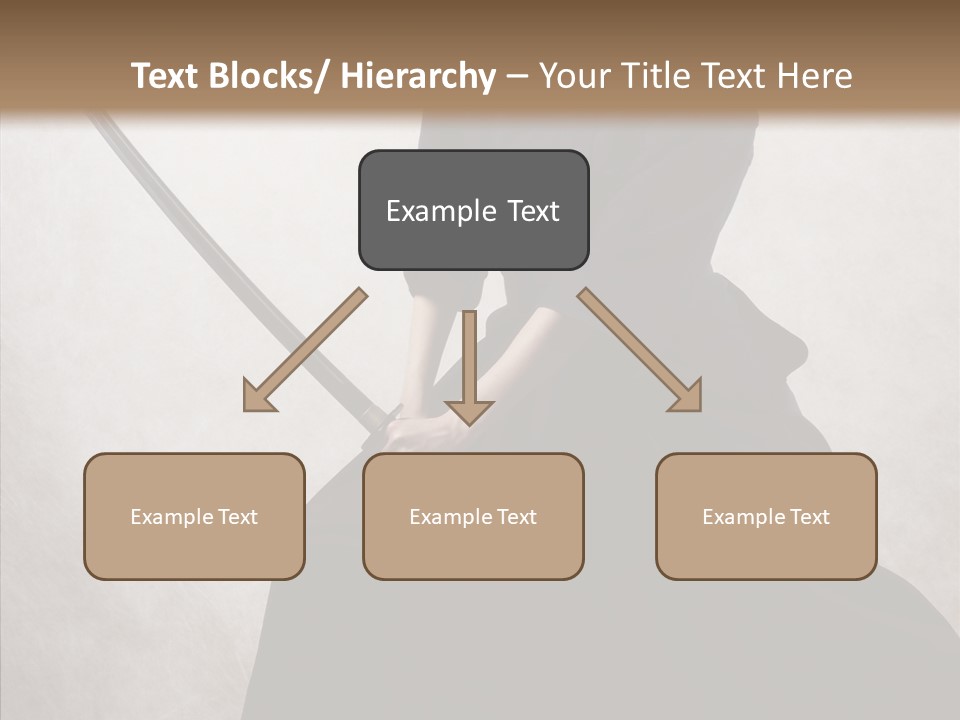 Swords Samurai Strength PowerPoint Template