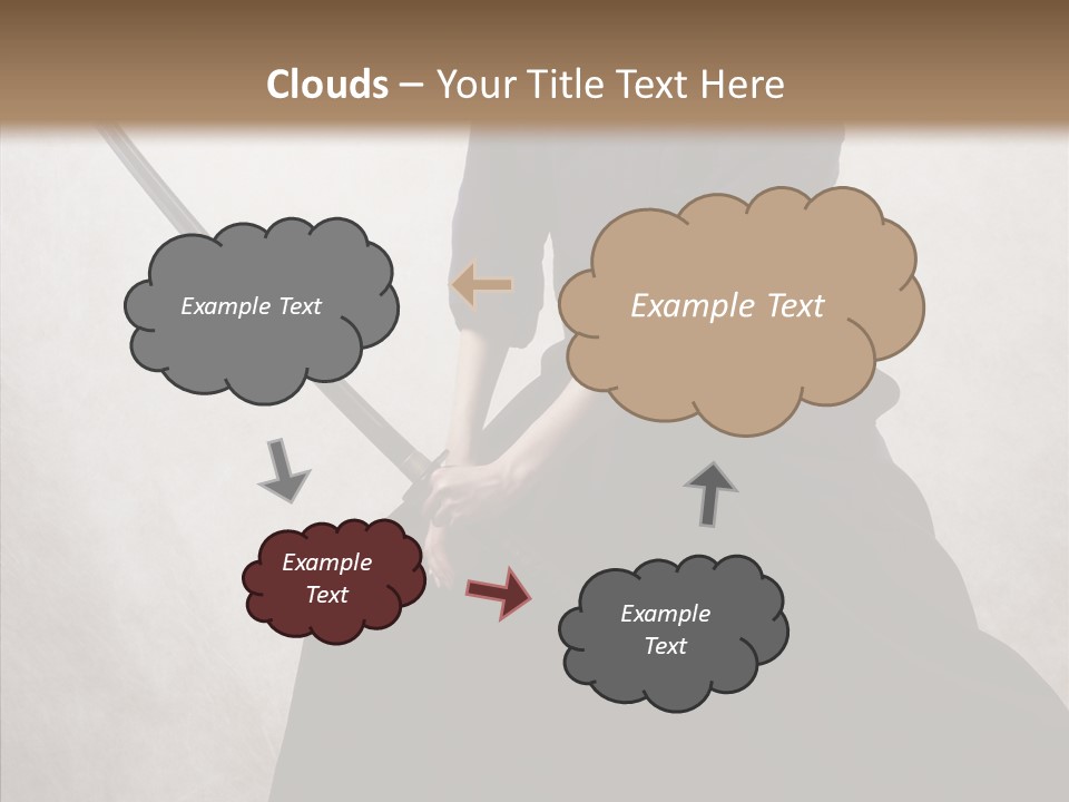 Swords Samurai Strength PowerPoint Template