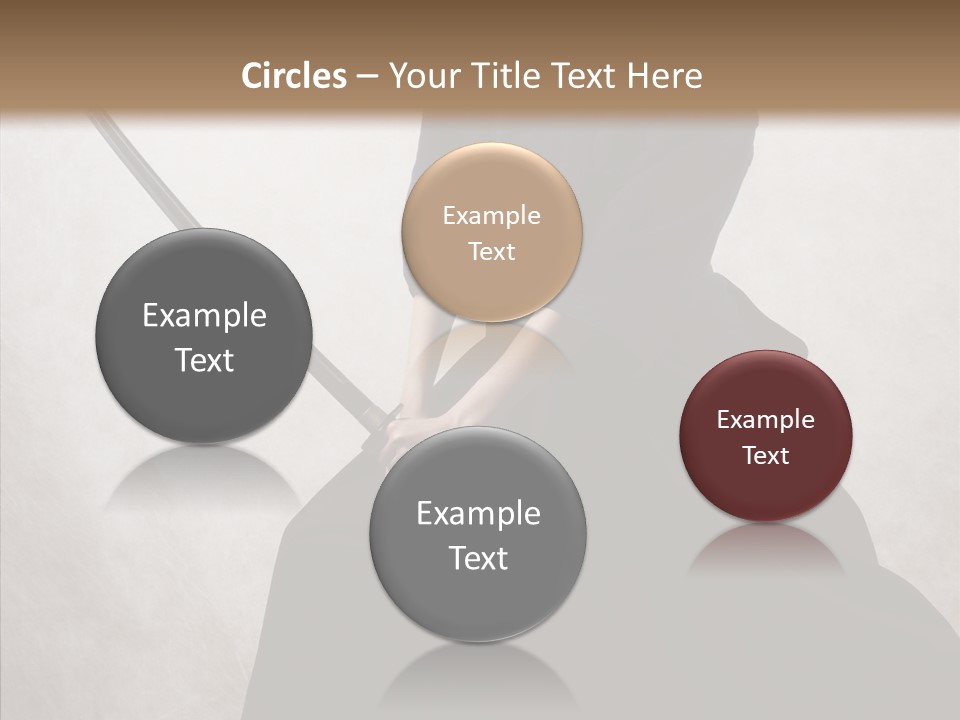 Swords Samurai Strength PowerPoint Template
