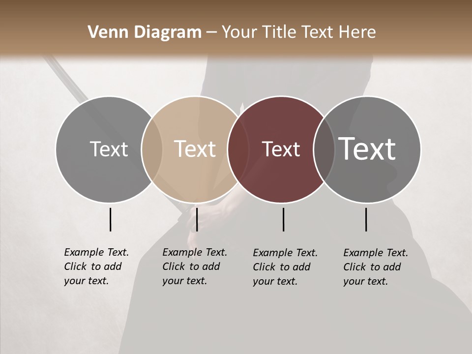Swords Samurai Strength PowerPoint Template