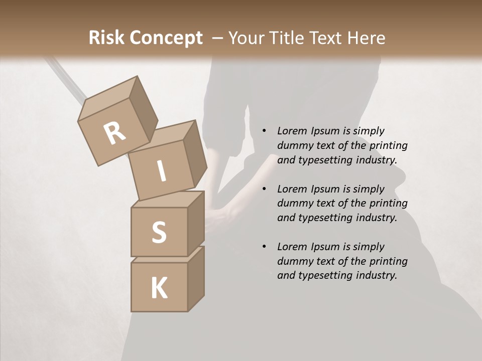 Swords Samurai Strength PowerPoint Template