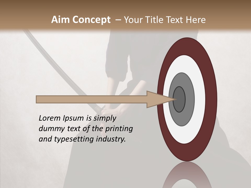 Swords Samurai Strength PowerPoint Template