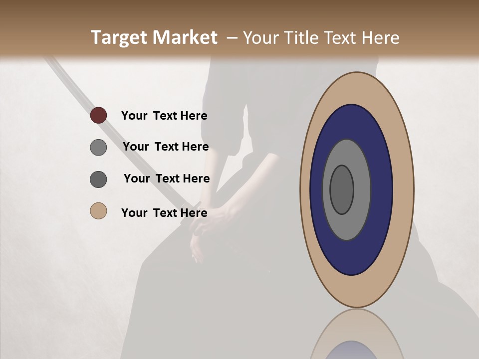 Swords Samurai Strength PowerPoint Template