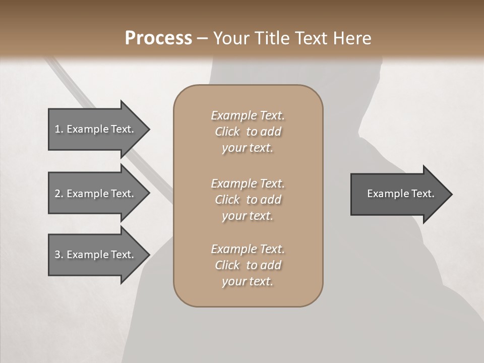 Swords Samurai Strength PowerPoint Template