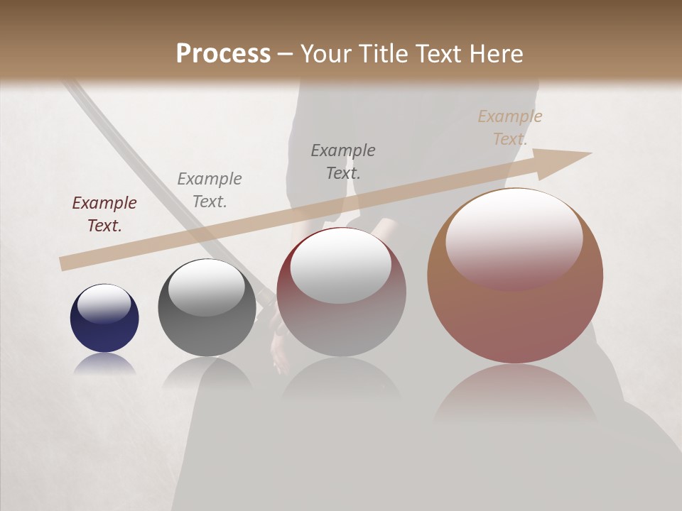 Swords Samurai Strength PowerPoint Template