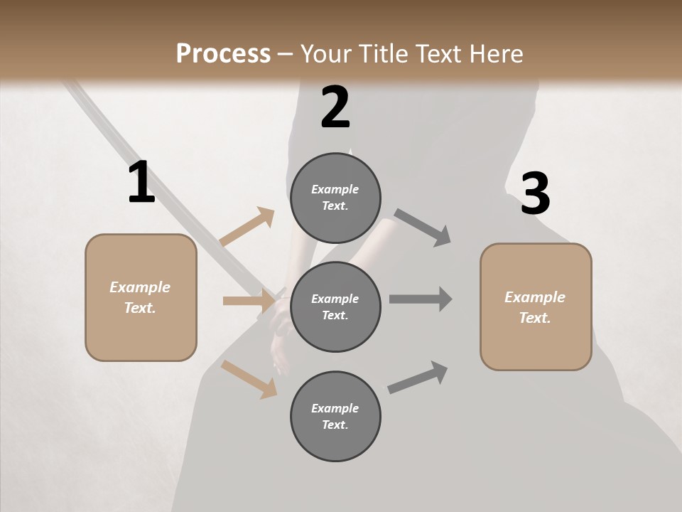 Swords Samurai Strength PowerPoint Template