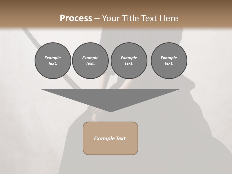 Swords Samurai Strength PowerPoint Template