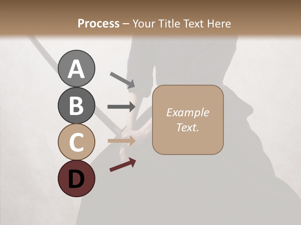 Swords Samurai Strength PowerPoint Template