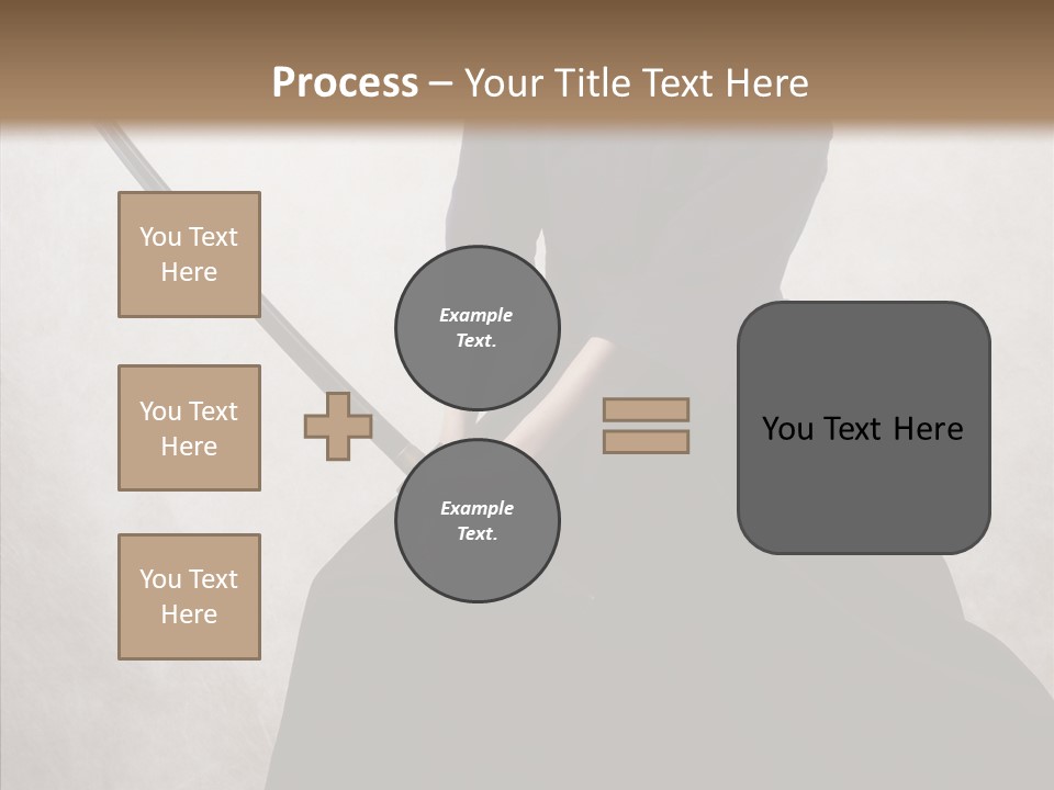 Swords Samurai Strength PowerPoint Template