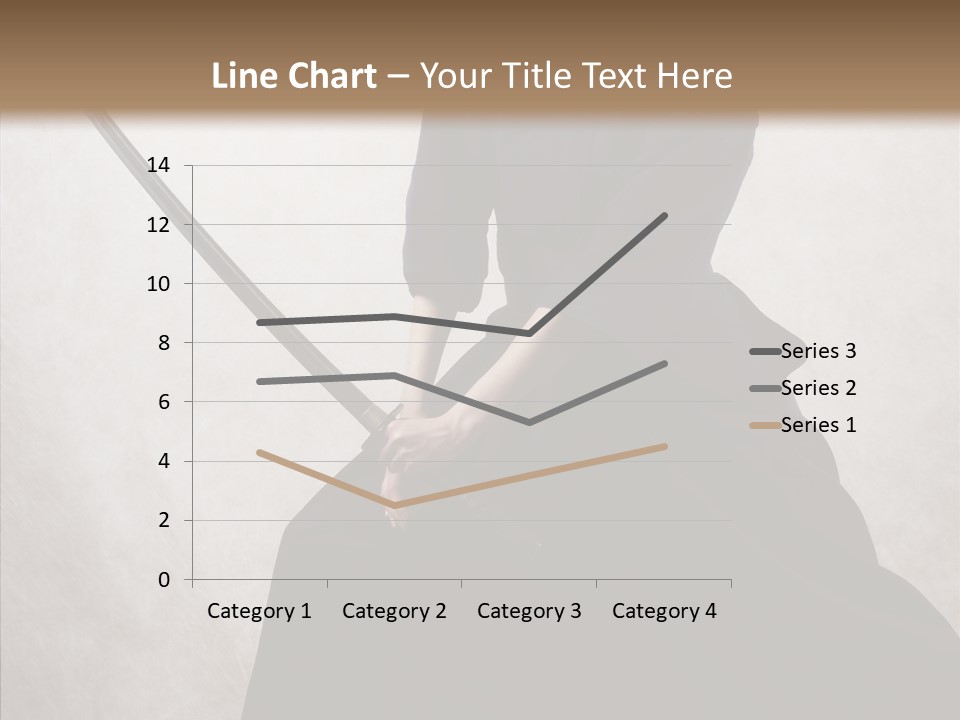 Swords Samurai Strength PowerPoint Template