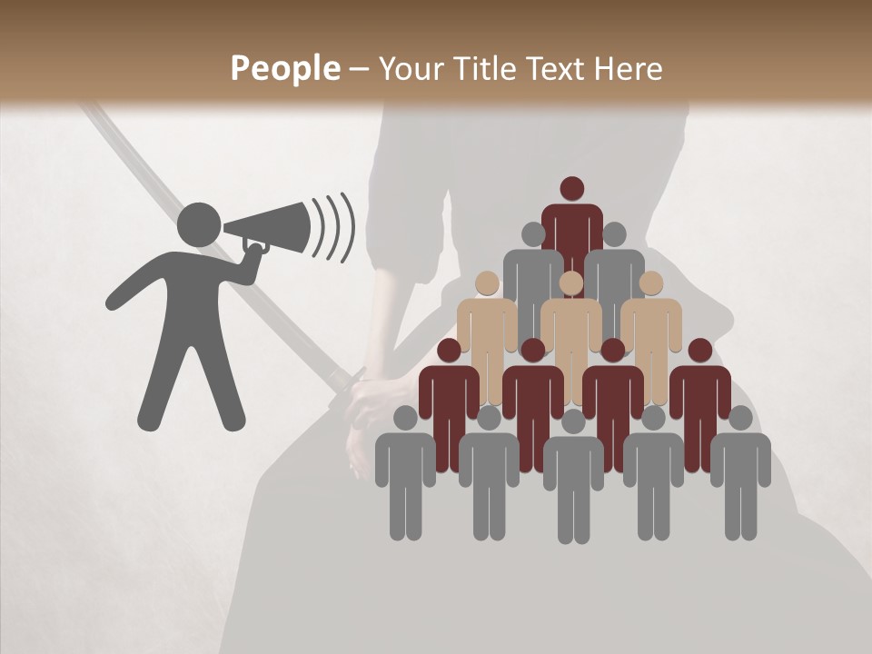 Swords Samurai Strength PowerPoint Template