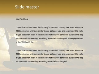 Arts Katana Face PowerPoint Template