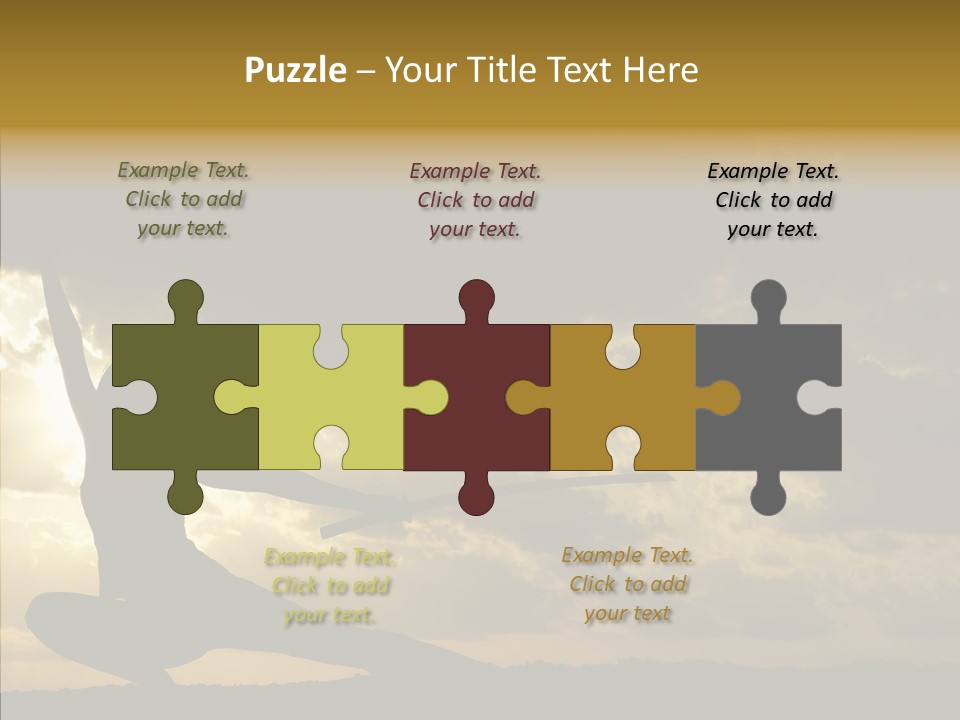 Arts Katana Face PowerPoint Template