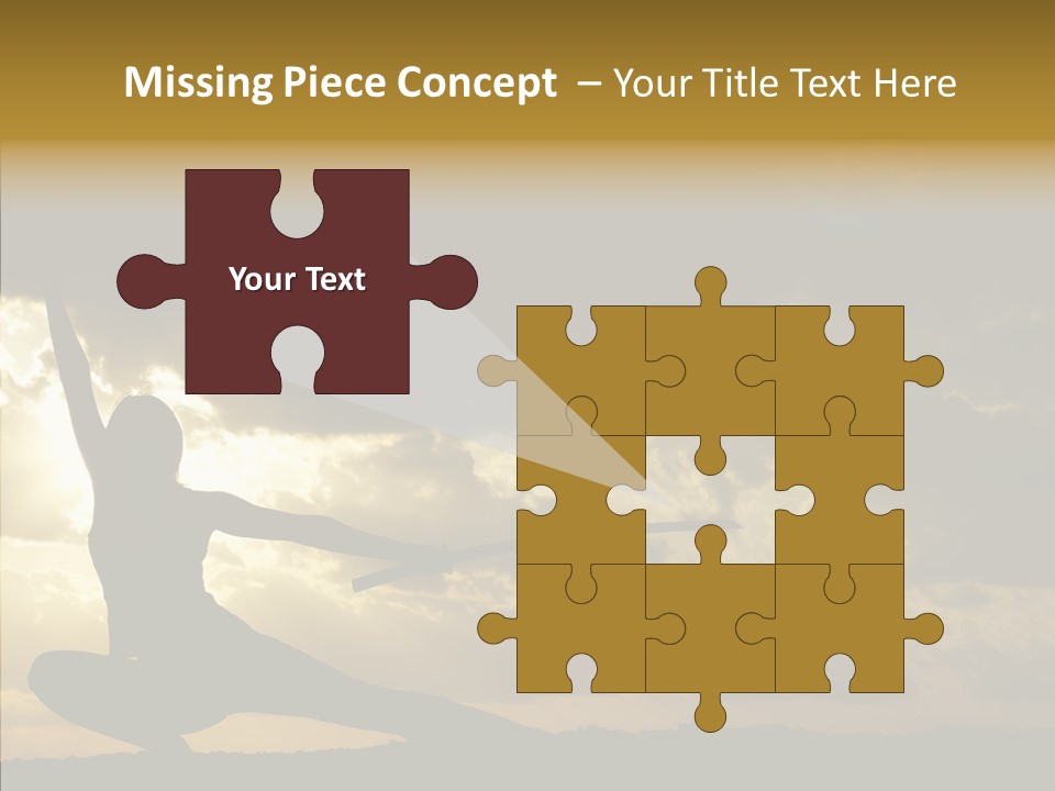 Arts Katana Face PowerPoint Template