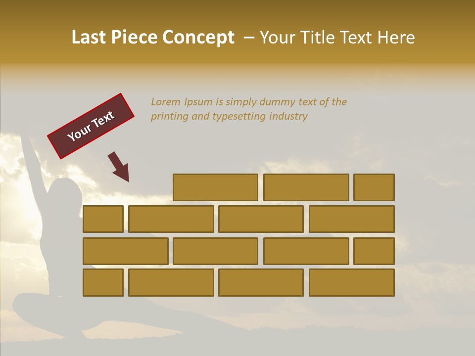 Arts Katana Face PowerPoint Template