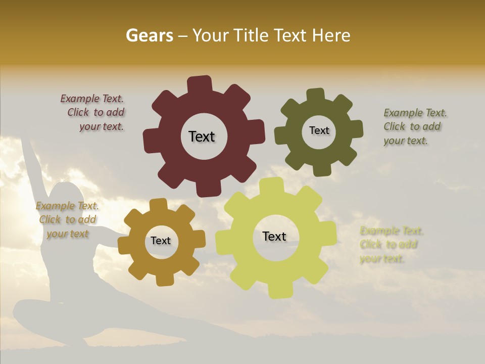 Arts Katana Face PowerPoint Template