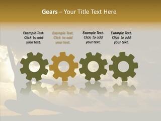 Arts Katana Face PowerPoint Template