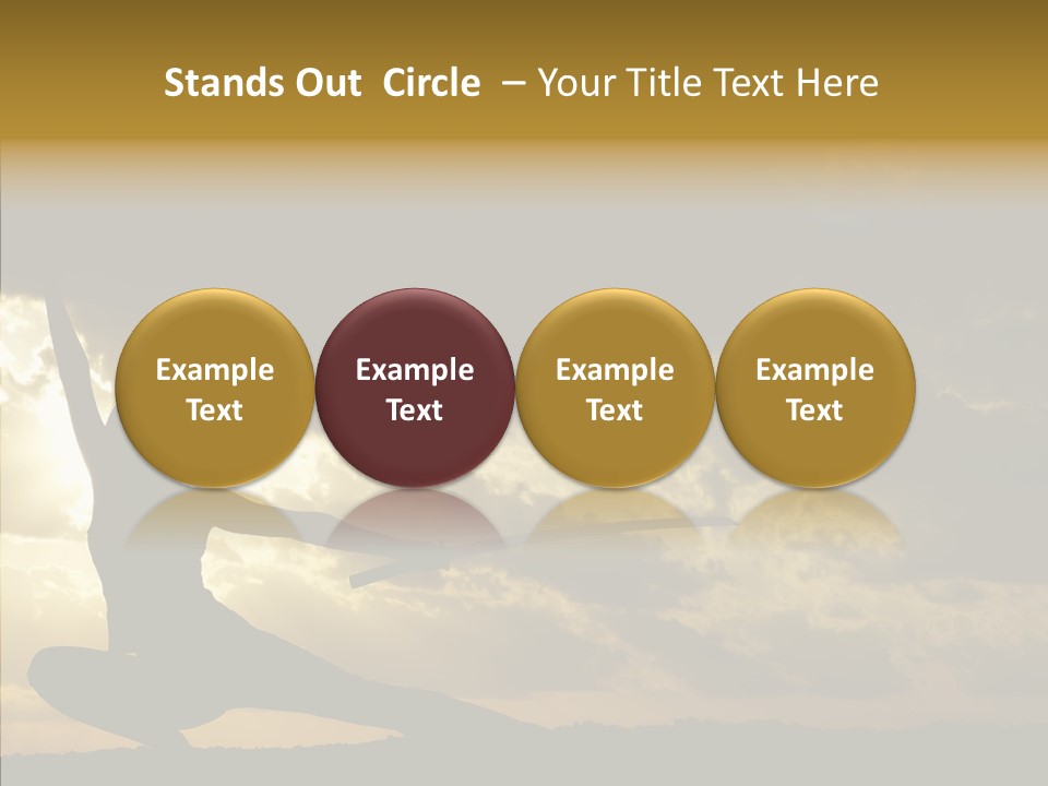 Arts Katana Face PowerPoint Template