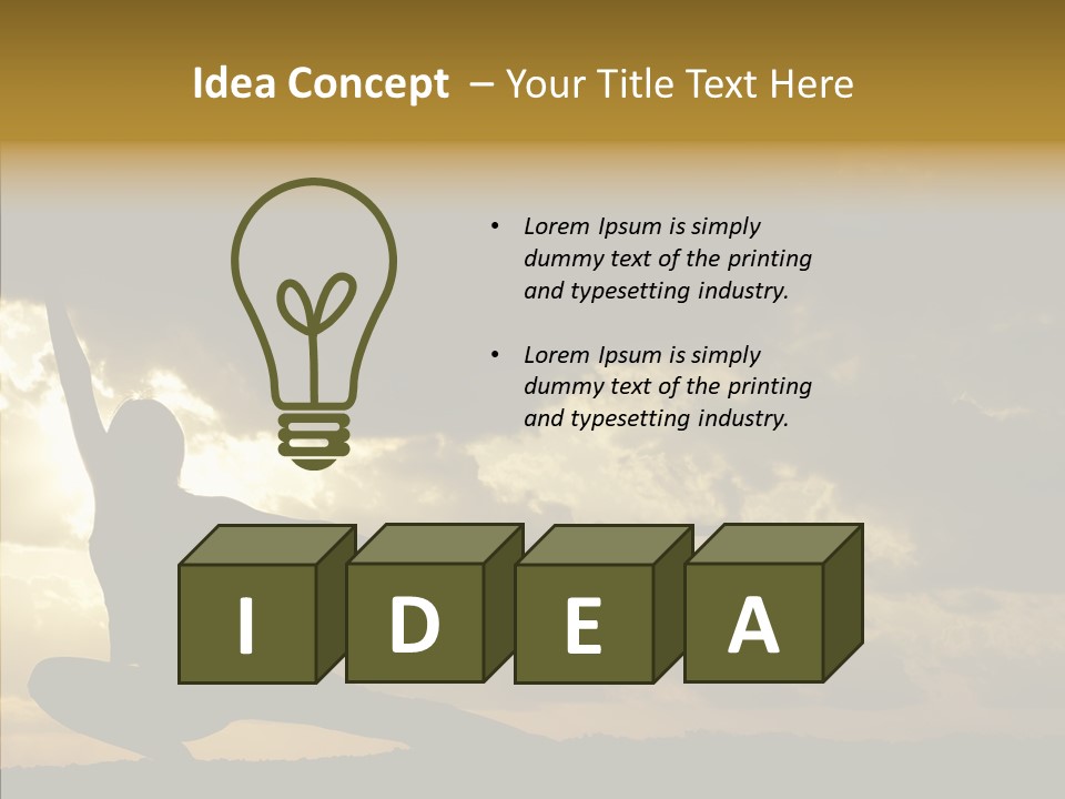 Arts Katana Face PowerPoint Template