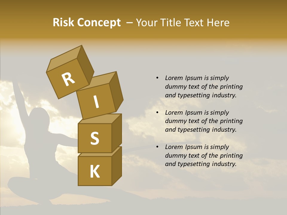 Arts Katana Face PowerPoint Template