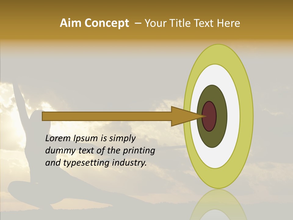 Arts Katana Face PowerPoint Template