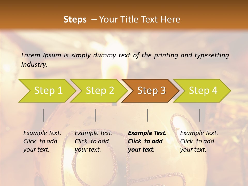Candle Season Event PowerPoint Template