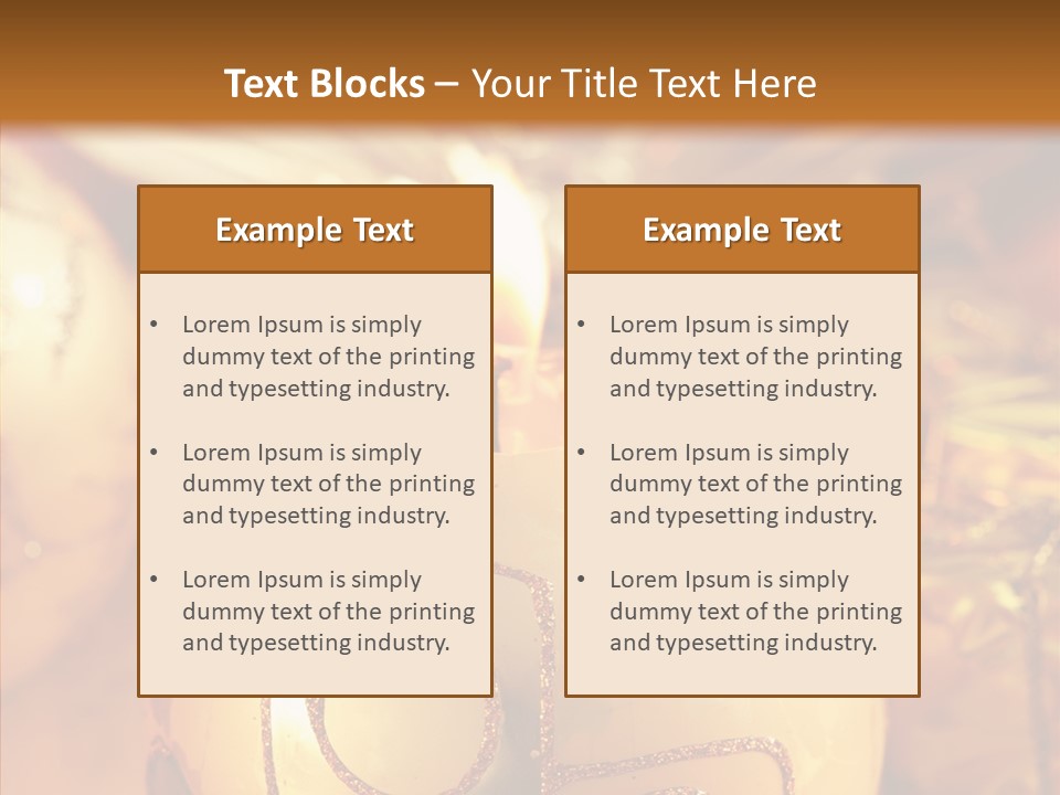 Candle Season Event PowerPoint Template