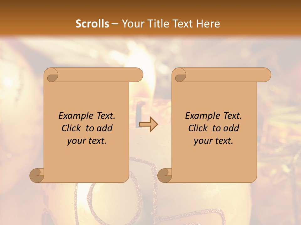 Candle Season Event PowerPoint Template