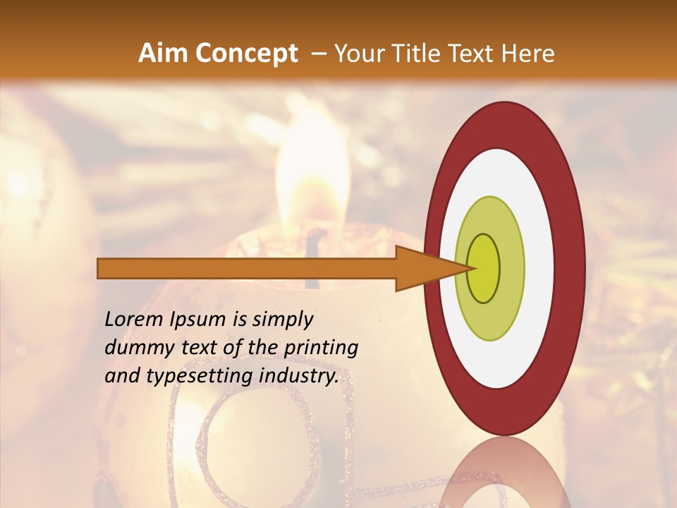 Candle Season Event PowerPoint Template