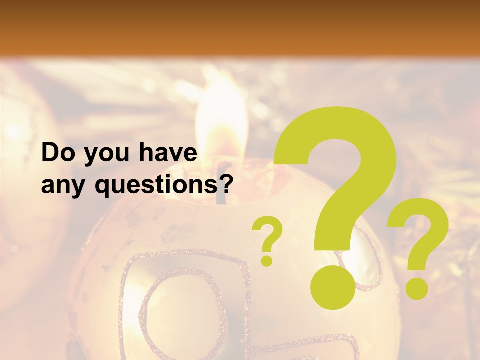 Candle Season Event PowerPoint Template