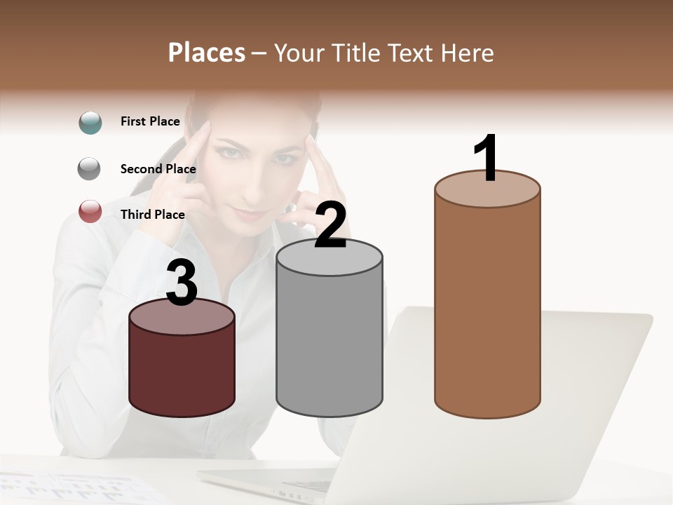 Tired Pain White PowerPoint Template
