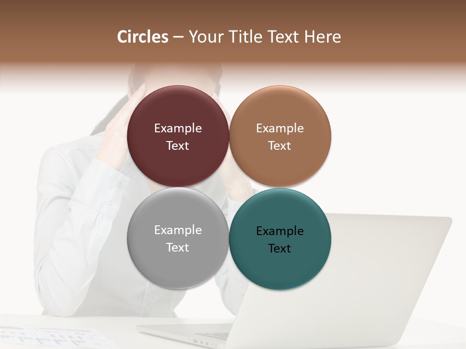 Tired Pain White PowerPoint Template