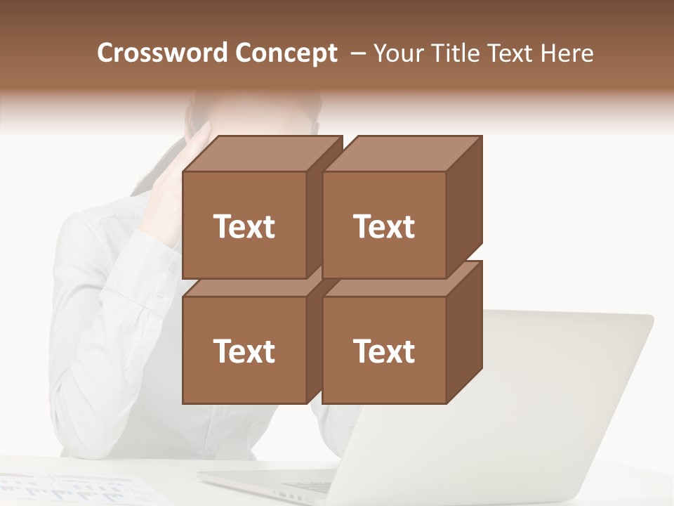 Tired Pain White PowerPoint Template