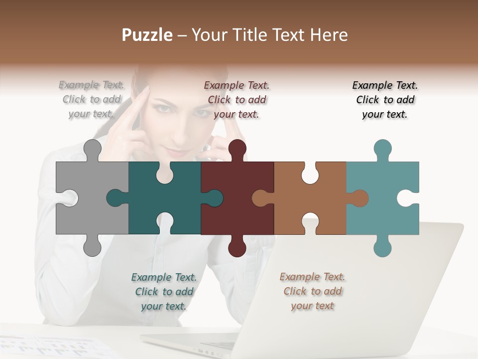 Tired Pain White PowerPoint Template