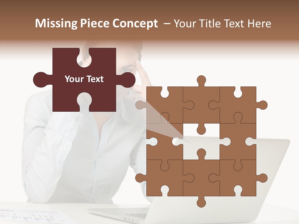 Tired Pain White PowerPoint Template