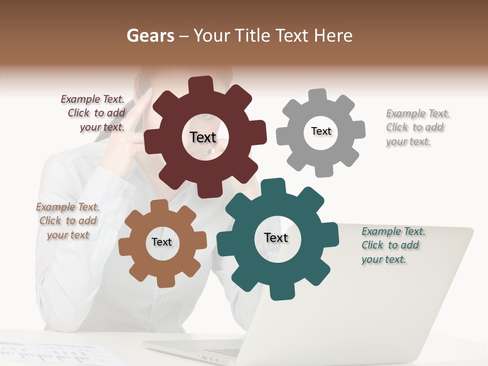 Tired Pain White PowerPoint Template