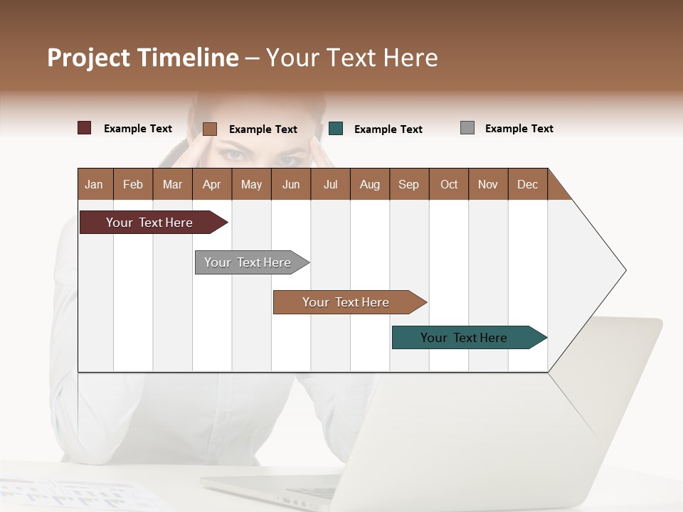 Tired Pain White PowerPoint Template