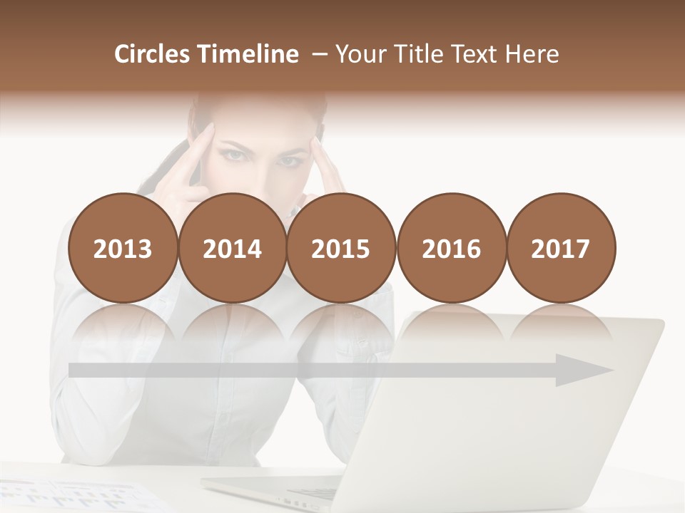 Tired Pain White PowerPoint Template