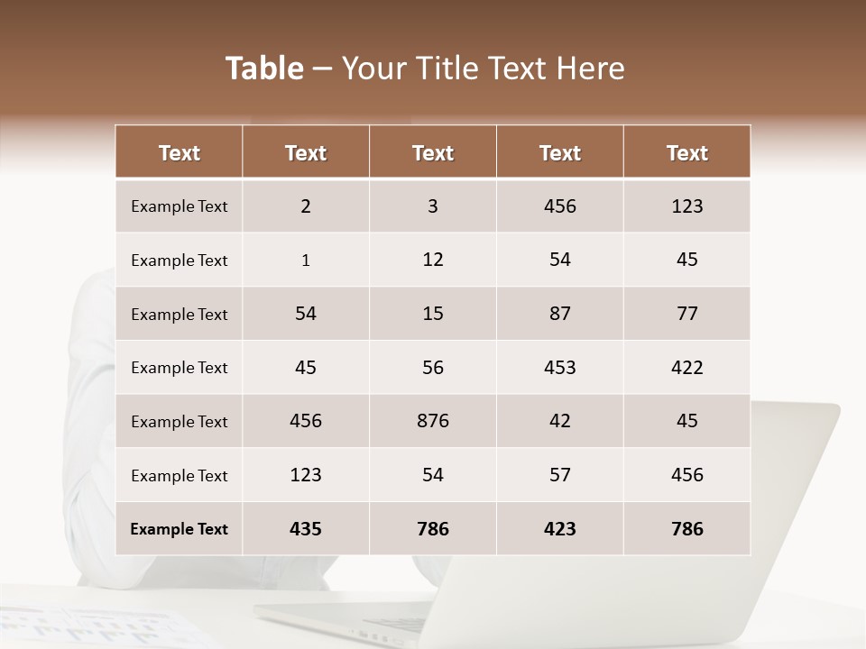 Tired Pain White PowerPoint Template
