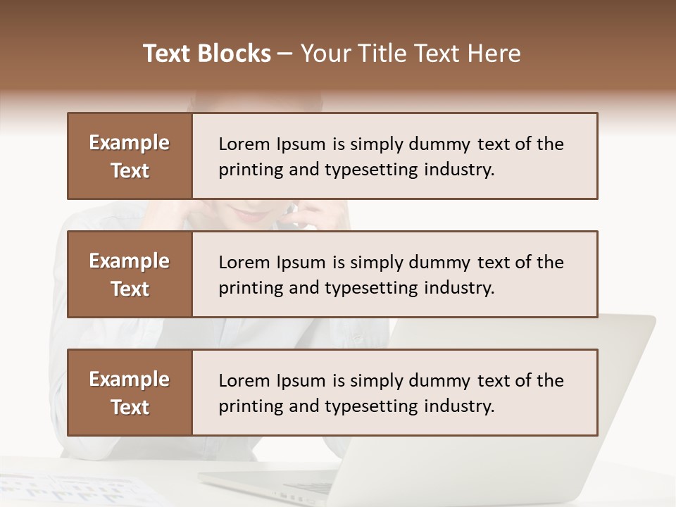 Tired Pain White PowerPoint Template