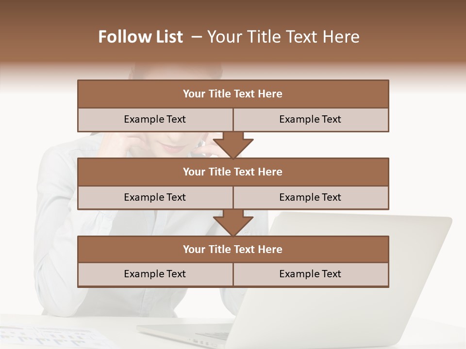 Tired Pain White PowerPoint Template