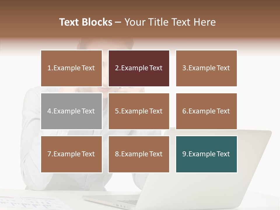 Tired Pain White PowerPoint Template