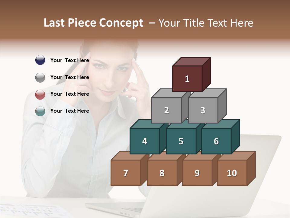 Tired Pain White PowerPoint Template