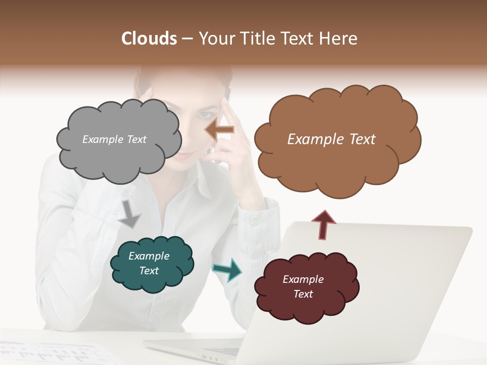 Tired Pain White PowerPoint Template