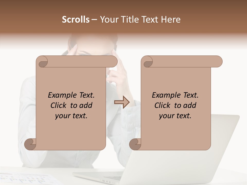 Tired Pain White PowerPoint Template