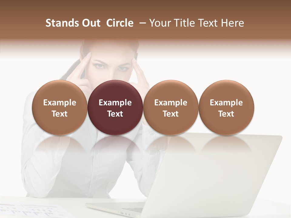Tired Pain White PowerPoint Template