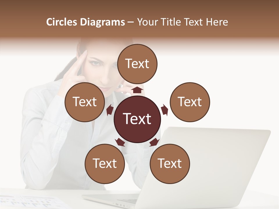 Tired Pain White PowerPoint Template