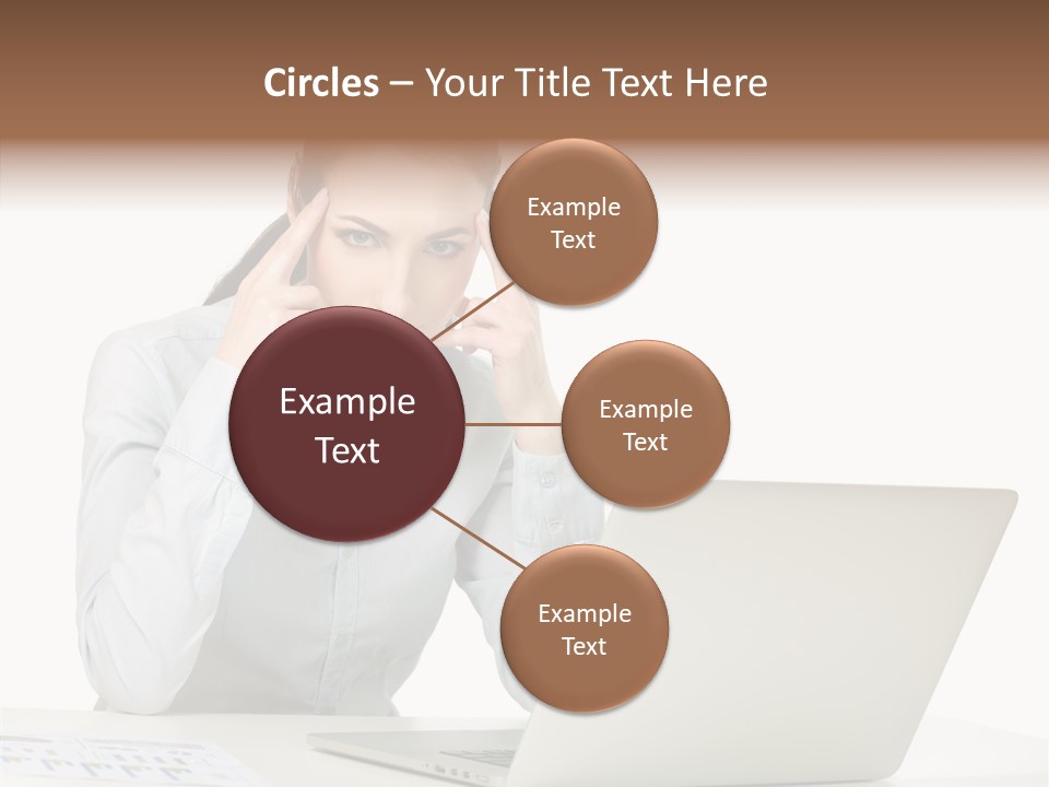 Tired Pain White PowerPoint Template