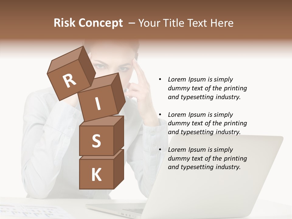 Tired Pain White PowerPoint Template